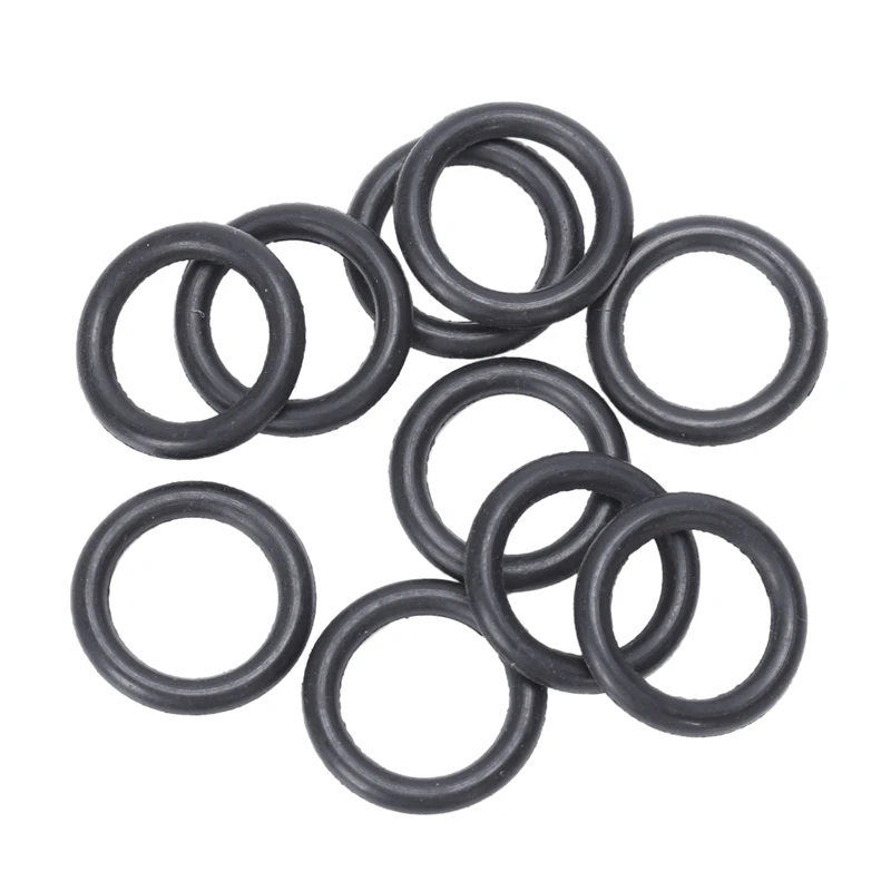 

10 pcs 13 mm x 2 mm Flexible Rubber O Ring Seal Washers Black