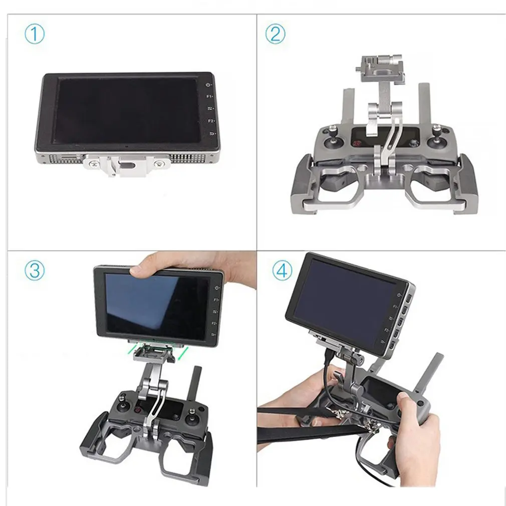 Металлический кронштейн для управления дроном для Dji Mavic 2 Pro Zoom дистанционное управление установка мобильного телефона плоский монитор клип