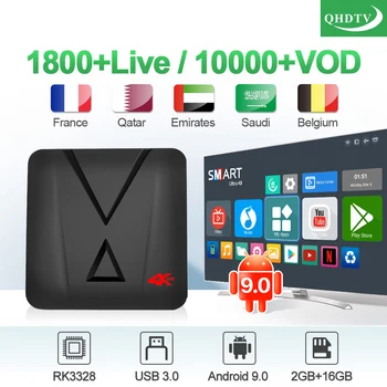 

IPTV France Arabic 1 Year QHDTV Android 9.0 MX10 MINI 2G+16G USB3.0 Belgium Netherlands Morocco Arabic France no app included