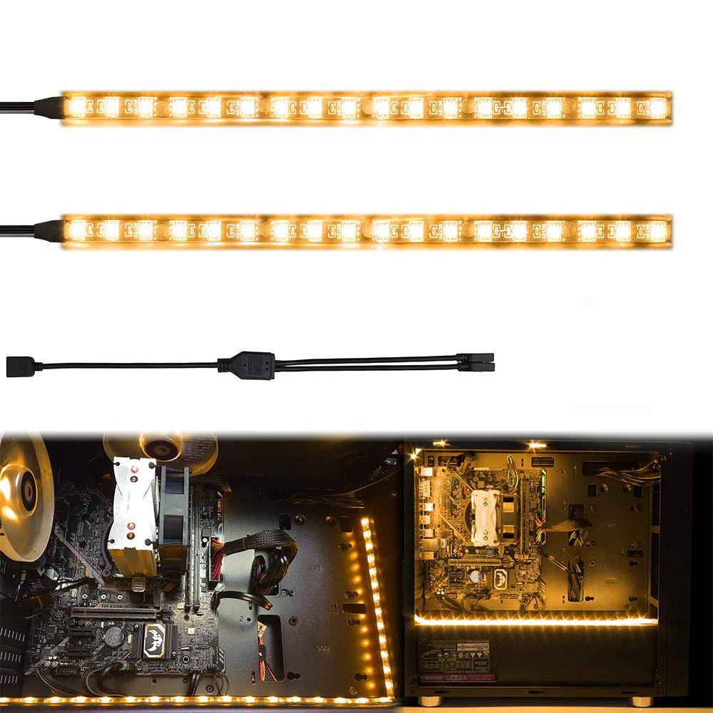 2 м светодиодный RGB игровая гибкая светодиодная лента световая лампа с 4pin