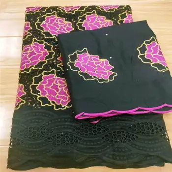 

Pure Cotton Design Swiss Voile Lace In Switzerland With Stones African Dry Lace Fabric High Quality Nigerian For Wedding! L72508