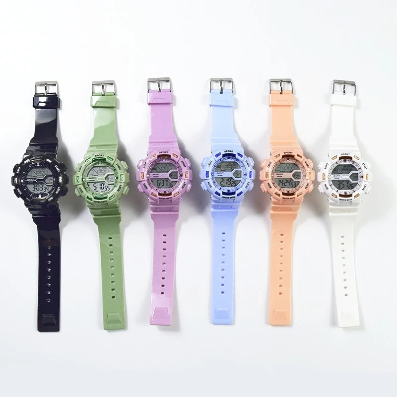 Men Woman Watch Multifunctional Led Sports Electronic Watch Waterproof Clock Watch Male and Female Kids Student Watch for Gift