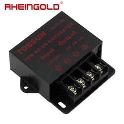 Convertisseur de puissance cc 12V 24V à 5V 3a 15W, régulateur, alimentation électrique, accessoires, cadeau d'outil 
