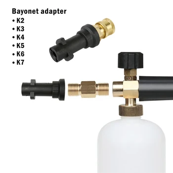 

Car cleaning tools High Pressure Cleaning Foam Pot Cleaning -1/4 Inch Quick Adapter For Karcher K K2 K4 K6 Auto tools