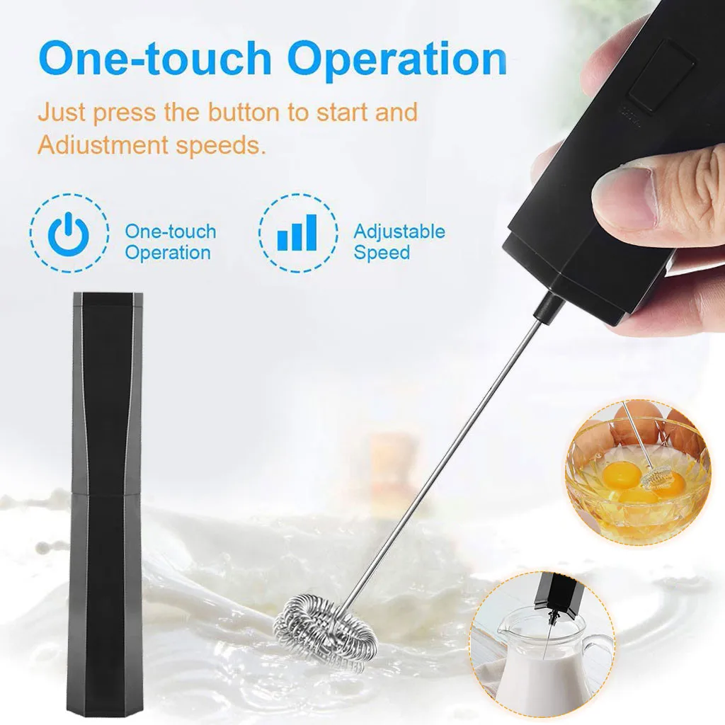 Electric Beater Milk Coffee Milk Tea Stir Bar Baking Cream Foam Multi