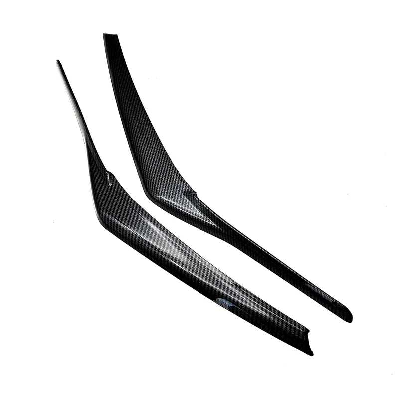 

FIBER HEADLIGHT EYELID EYE LID COVER EYEBROWS FOR 2018-2021 TOYOTA CAMRY CARBON