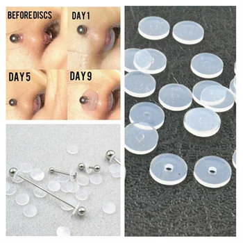 10Pcs Transparent Ear stud Back Soft Silicone Ear Plugs DIY Earrings Accessories Plugs Earplugs Ear Piercing Plug Caps Jewelery