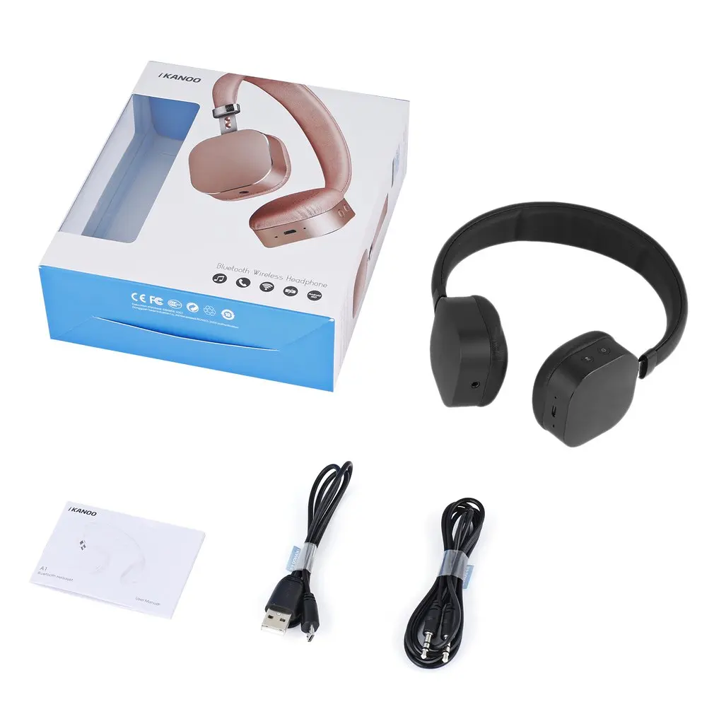 A1 Ergonomic Design 4 2 Wireless Embedded Omnidirectional Deep Bass Headphone Built in Battery High Performance