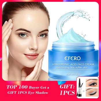 

EFERO Hyaluronic Acid Whitening Face Cream Moisturizer Anti Wrinkle Firming Cream for Face Serum Essence Skin Whitening Cream