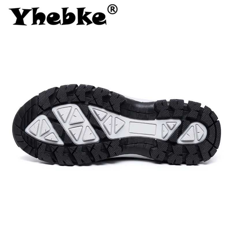 Yhebke/Лидер продаж; Брендовая обувь с дышащей сеткой; модные кроссовки; Повседневная модная пляжная обувь; мягкая обувь на плоской подошве; нескользящая обувь для мужчин