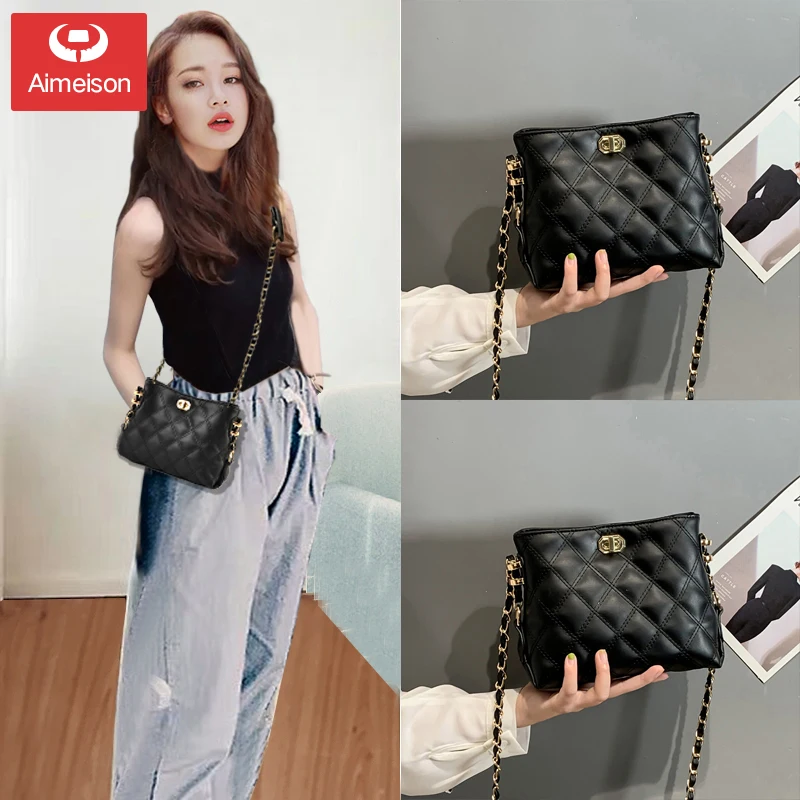 

Luxury small ck women bag foreign style fashion wild Korean version of the shoulder Messenger chain bag ins tide gift ASBN005