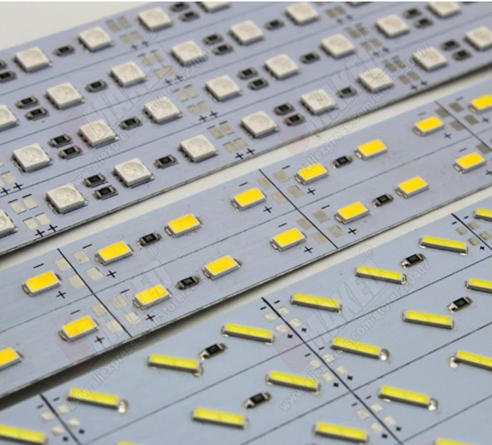 10 шт./лот светодиоды 0 5 м Светодиодная панель smd 5050 5630 7020 8520 12 В светодиодная
