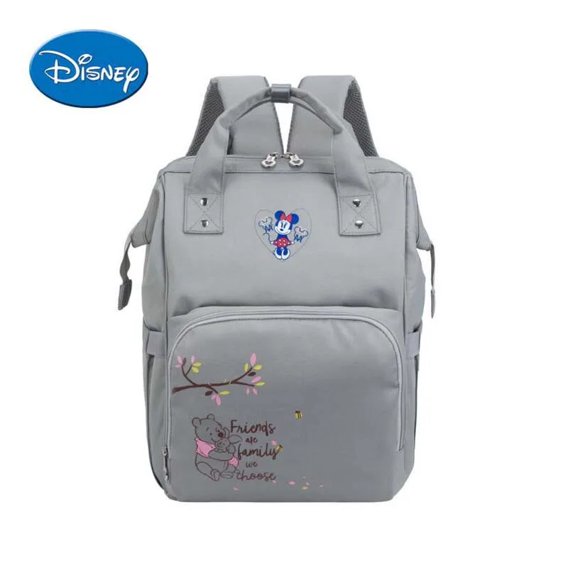 

Disney Casual Maternal And Child Bag Shoulder Mummy Bag Large Capacity Maternity Diaper Bag Portable Baby Stroller Bag Milk Dad