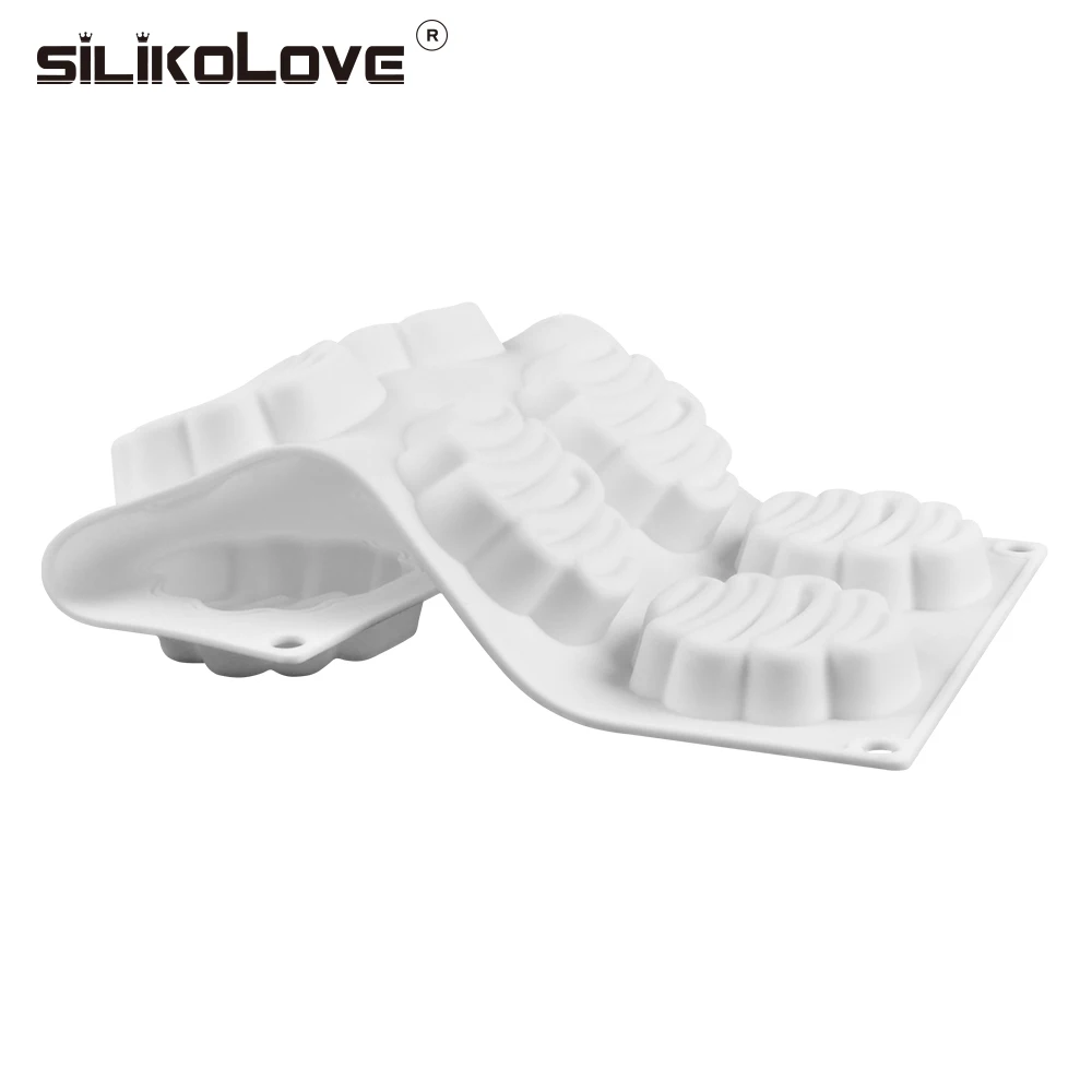 SILIKOLOVE 8 отверстий силиконовые формы для торта, шоколада для выпечки десерта льда Форма для Мусса инструменты для украшения кондитерских изделий «сделай сам»