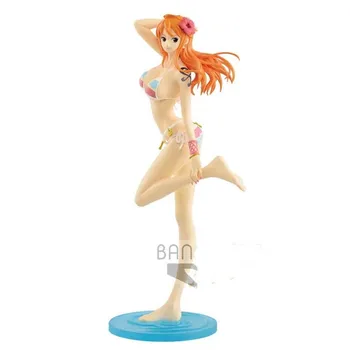 

BANPRESTO One Piece Figure Glitter & Glamours Walk Style Special Color Nami Figurals Figurine Brinquedos