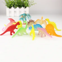 12 шт./компл. мини Животные динозавр симулятор игрушки играть в натуральную величину модель динозавра фигурки Светящиеся в темноте игрушки подарки