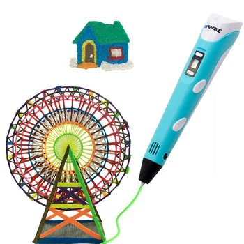 

Myriwell Rp-100B Rp-200A 3D Printing Pen 1.75Mm Abs Smart 3D Drawing Pens with Filament Led Display for the Kids Gifts Eu Plug