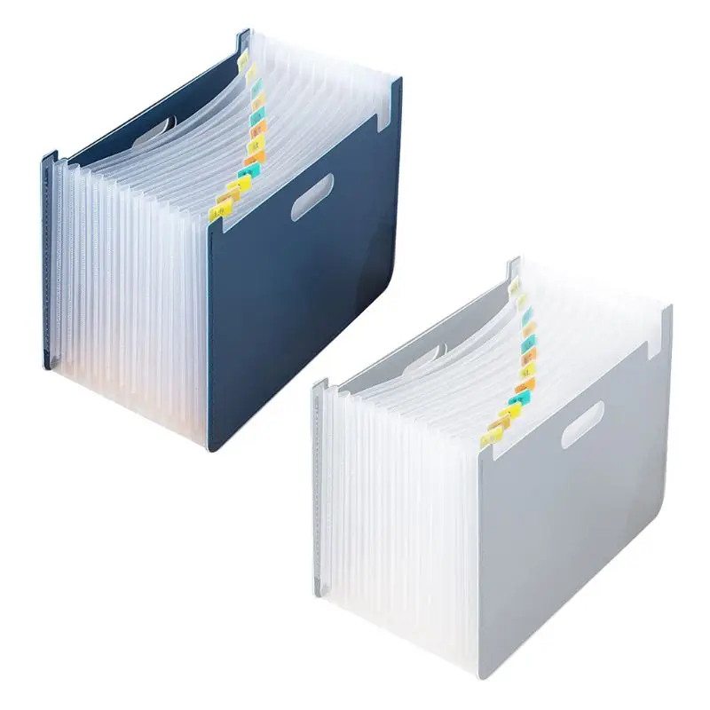 

13 Pockets Expanding File Folder A4 Organizer Document Paper Storage Stationery