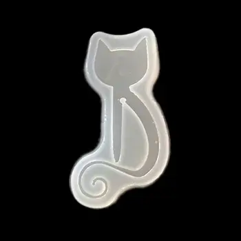 

DIY Cat Shape Bookmark Mould Epoxy Resin Casting Silicone Molds Art Craft Tools