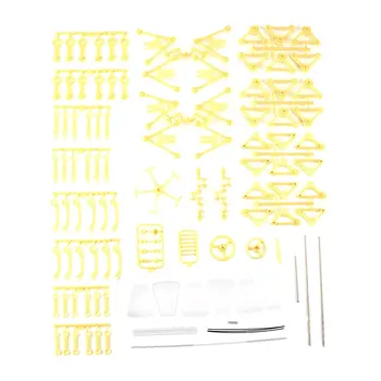 

OCDAY DIY 3D Puzzle Wind Powered Mechanical Walking Walker Strandbeest Model Kit Intelligence Training Jigsaw Toys for Kids Baby