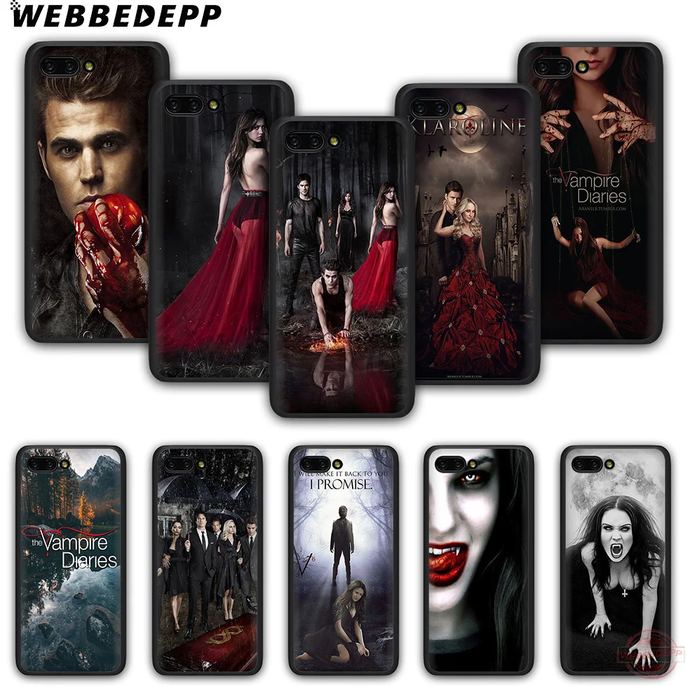 WEBBEDEPP Vampire Diaries TPU Phone Case for Honor 6A 7A 2GB/3GB Pro 7C 7X 8X 8C 9 10 Note10 8 Lite |