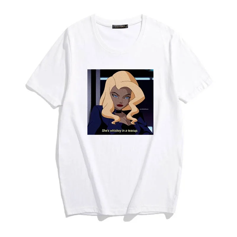 Ulzzang Забавный мультфильм аниме буквы ins шикарный принт топы тройники повседневные свободные размера плюс Harajuku Японская женская новая летняя футболка - Цвет: 1