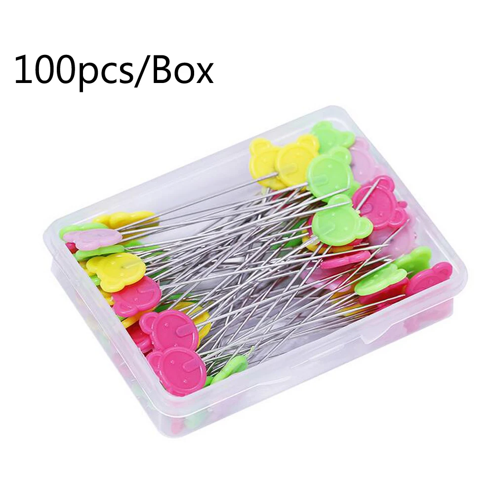 Tulip Pins Patchwork Flat Head Quilting Sewing Dressmaking Tool Needle DIY Craft 