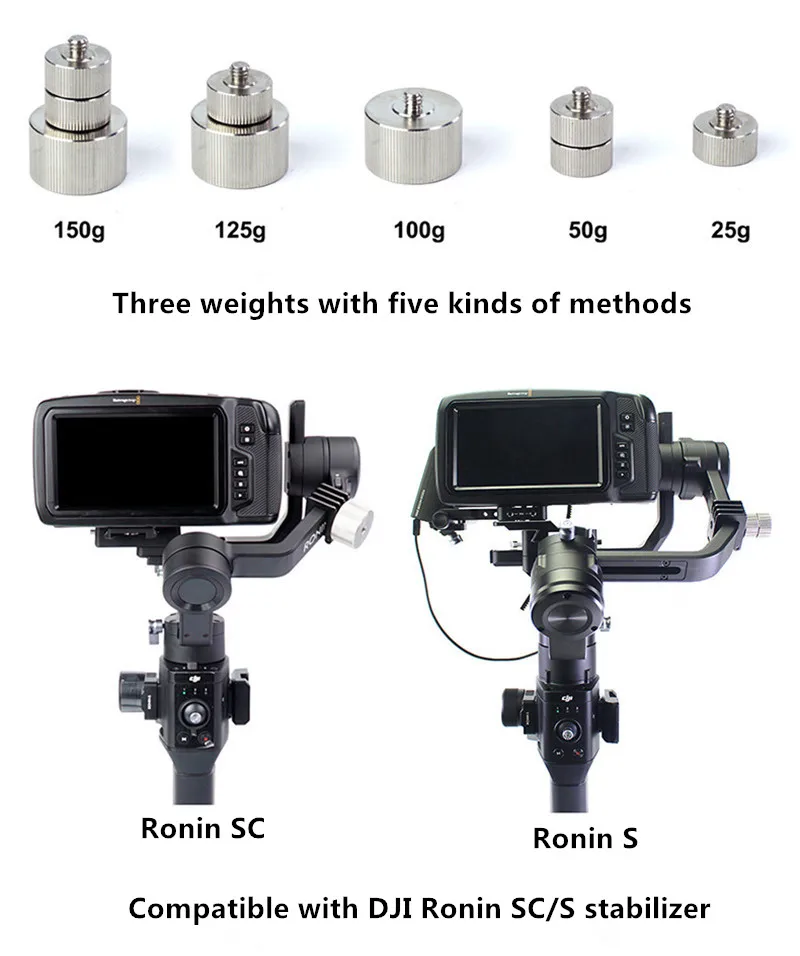 DJI Ronin SC/S Zhiyun Yunhe 2 стабилизатор специальный зажим для веса DJI Ronin SC/S Аксессуары