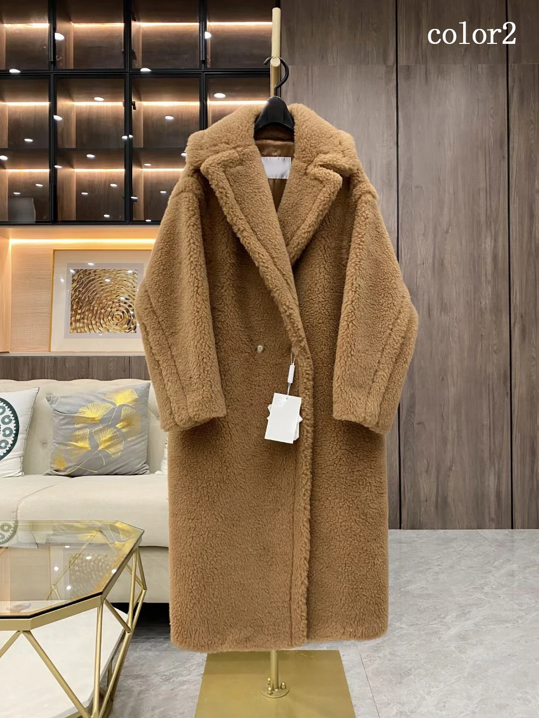 Teddy Bear Coat Fur Coat Teddy Alpaca Profile Wool Female Same paragraph Correct Version Real Fur Coat Outwear