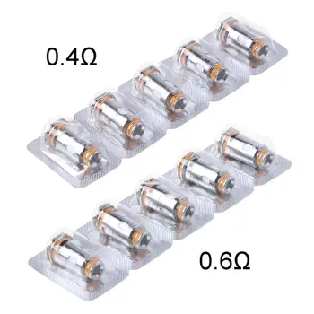 

5PCS 0.4ohm/0.6ohm Replacement Metal Coil Head MTL DL Mesh Coil Vape for Electronic Cigarette KA1 Boost Pod Mod Kit