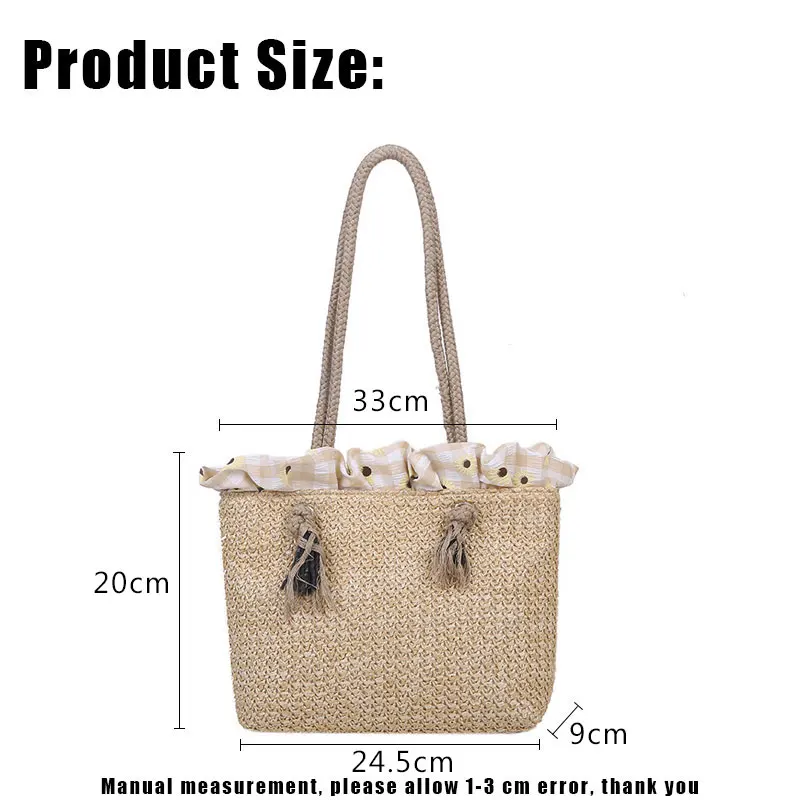 Sac bandoulière femme en paille