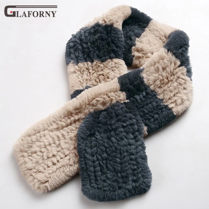 

2019 winter new rex rabbit fur scarf women thickened warm joker real fur Korean version rabbit hair shawl fur neckerchief