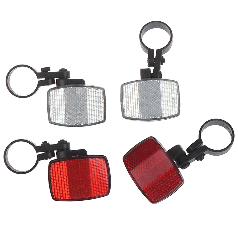 Bike Lights Handlebar Mount Safe Reflector Bicycle Bike Front Rear Warning Red / White Bike Accessories Wholesale Outdoor
