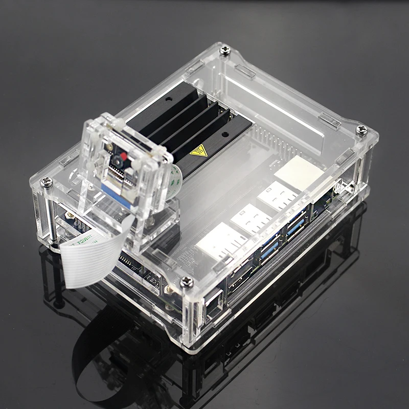 NVIDIA Jetson Nano акриловый держатель камеры+ прозрачный чехол с поддержкой установки акриловый чехол для 8MP 77 градусов IMX219 sensor Webacm