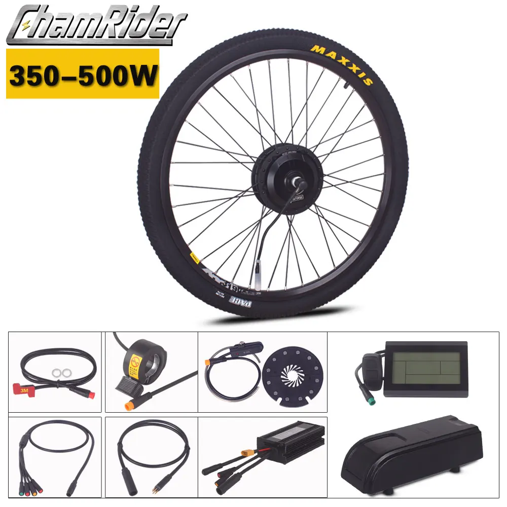 #^Special Price Chamrider Electric Bike Kit 350W 500W ebike Kit 36V 48V MXUS Motor XF15 LCD3 display Julet Waterproof Connector Plug NO battery #^Special Price Chamrider Electric Bike Kit 350W 500W ebike Kit 36V 48V MXUS Motor XF15 LCD3 display Julet Waterproof Connector Plug NO battery
