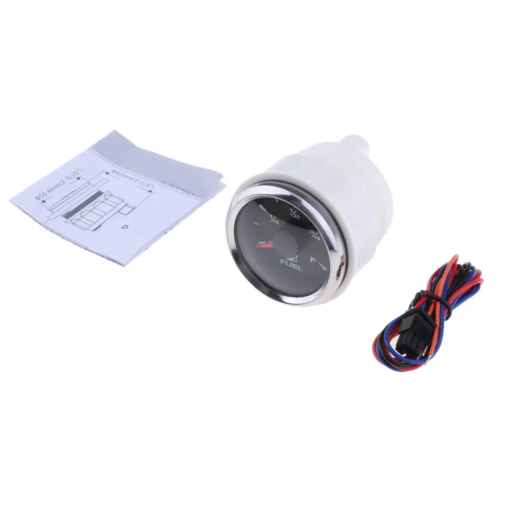 

52mm Fuel Oil Level Gauge Meter E-F for RV Marine Boat Yacht