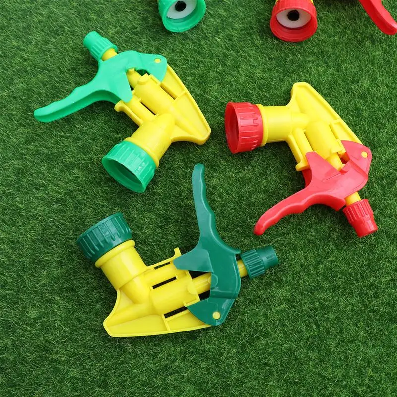 10 Pcs Spray Bottle Trigger Replacement Spray Nozzles Thicken Sprayer Replacement Trigger Spray Tops Spray Heads (Random Color)-4