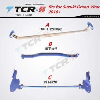 

TTCR-II suspension strut bar Fit Suzuki Grand Vitara 2016+ car styling accessories stabilizer bar Aluminum alloy bar tension rod