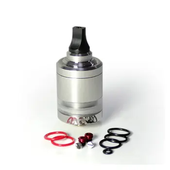 

SXK NOI Style MTL RTA rebuildable Tank Atomizer 316 Stainless steel 4ml 22mm Diameter PC tank Material with Drip Tip
