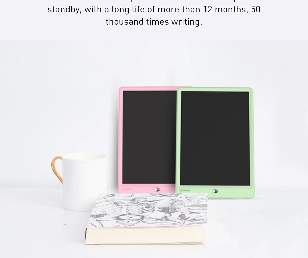 Xiaomi Mijia Wicue 10 дюймов детский ЖК-дисплей почерк доска для рисования планшет для рисования для детей Детская зеленая и розовая доска для письма
