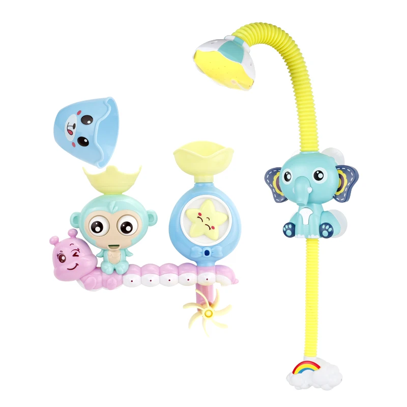 Baby Bath Toy Elephant Spray Toddler Electric Shower Boys Swimming Water Toys Yellow Duck Cute Turtles Dinosaur Egg for Kids 18