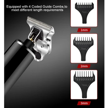 

Electric Outliner Hair Clippers Cordless Rechargeable Grooming T-Blade Trimmer A0NC