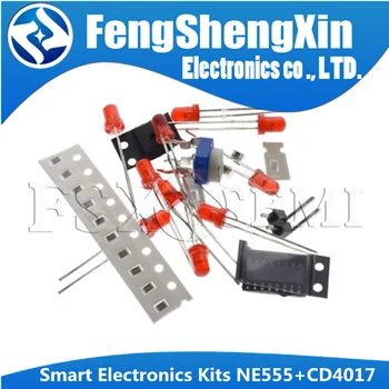 

Smart Electronics Kits NE555+CD4017 Light Water Flowing Light LED Module DIY Kit