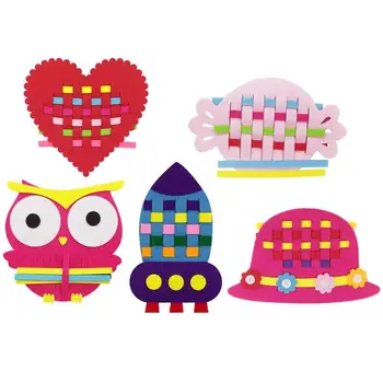 

Durable DIY Non Woven Craft Toy Delicate Texture Children DIY Non Woven Crafts Felt Fabric Kindergarten Study Early Teaching Toy