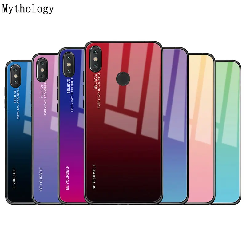 Для Xiaomi Mi MIX 3 Mi8 Redmi 5 Lite Mi6 Max3 роскошное закаленное стекло мягкая силиконовая рамка