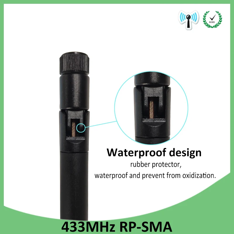 EOTH 10pcs 433mhz antenna 5dbi sma male female lora antene iot module lorawan signal receiver ipex1 SMA male pigtail Extension