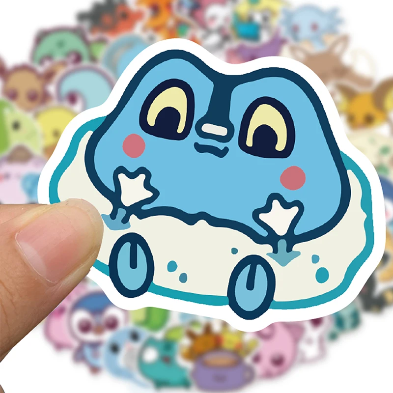 Pokemon Cute Kawaii Chibi Laptop Waterproof Stickers |50 Stickers