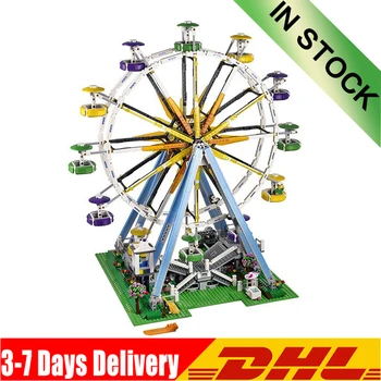 

DHL IN Stock City Street Ferris Wheel Model Building Kits Set Assembling Blocks Toy Compatible 15012 10247 Birthday Toys