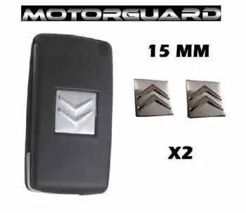 

CITROEN X 2 2 Y BOTÓN 3 LLAVERO CONTROL REMOTO DE COCHE ETIQUETA DE LA INSIGNIA EMBLEMA INSIGNIA 15MM