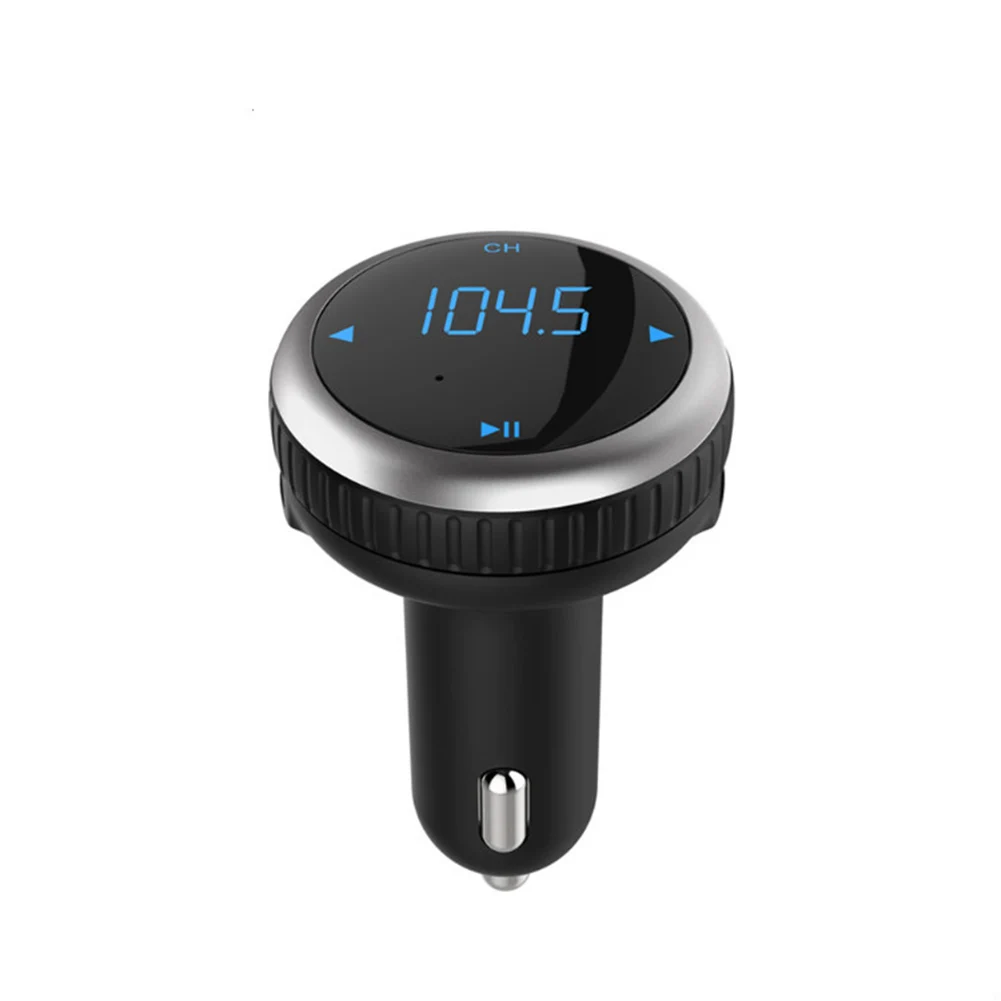 Универсальный двойной USB Автомобильное зарядное устройство Bluetooth приемник fm-передатчик mp3-плеер
